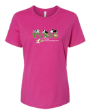 TVS/Bella Canvas Women Relaxed Fit All Cotton/6400/