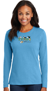 TVS/Women Long Sleeve Core Cotton Tee/LPC54LS/