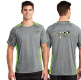 TVS/Sport Tek Heather Colorblock Contender Tee/ST361/