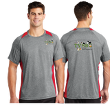 TVS/Sport Tek Heather Colorblock Contender Tee/ST361/