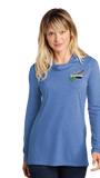 Sham/Sport Tek Women TriBlend Wicking Long Sleeve Hoodie/LST406/