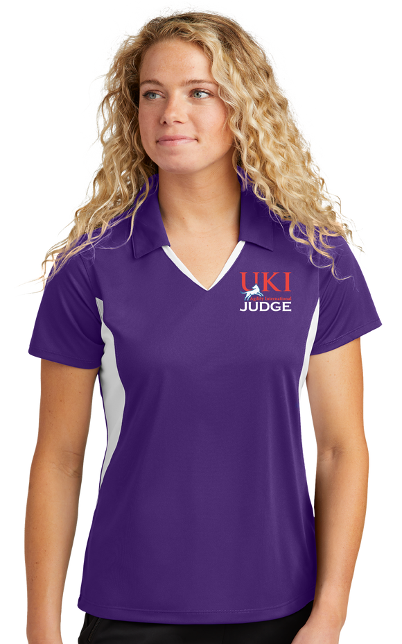 UKIJ/SportTek Ladies Side Blocked Micropique Sport Wick Polo/LST655