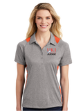 UKIJ/SportTek Ladies Heather Colorblock Contender Polo/LST665
