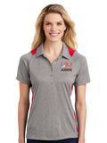 UKIJ/SportTek Ladies Heather Colorblock Contender Polo/LST665