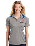 UKIJ/SportTek Ladies Heather Colorblock Contender Polo/LST665