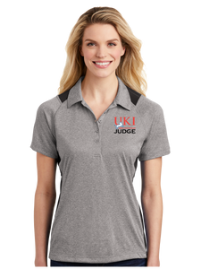 UKIJ/SportTek Ladies Heather Colorblock Contender Polo/LST665