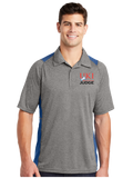 UKIJ/SportTek Heather Colorblock Contender Polo/ST665