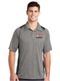 UKIJ/SportTek Heather Colorblock Contender Polo/ST665