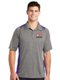 UKIJ/SportTek Heather Colorblock Contender Polo/ST665
