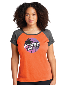 USO22/Ladies Heather On Heather Contender Scoop Neck Tee/LST362/