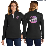 USO22/Ladies 9oz Quarter Zip Sweatshirt/LST253/