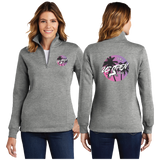 USO22/Ladies 9oz Quarter Zip Sweatshirt/LST253/