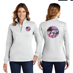 USO22/Ladies 9oz Quarter Zip Sweatshirt/LST253/