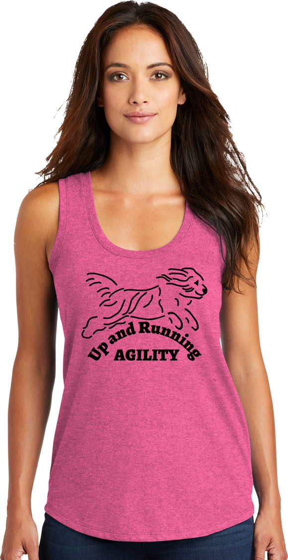 Up and Running -  Women's TriBlend Racerback Tank Top - 138L