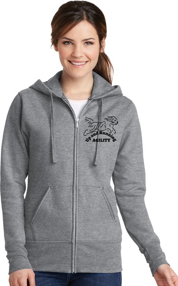 Up and Runniing - Women's Full Zip Hoodie -78ZH