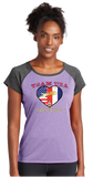 WAOF/Ladies Heather On Heather Contender Scoop Neck Tee/LST362/