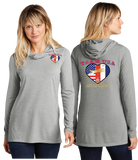 WAOF/Sport Tek Women TriBlend Wicking Long Sleeve Hoodie/LST406/