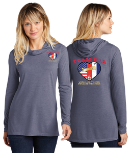 WAOF/Sport Tek Women TriBlend Wicking Long Sleeve Hoodie/LST406/