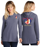 WAOF/Sport Tek Women TriBlend Wicking Long Sleeve Hoodie/LST406/