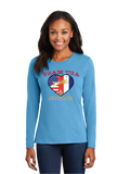 WAOF/Women Long Sleeve Core Cotton Tee/LPC54LS/