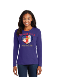 WAOF/Women Long Sleeve Core Cotton Tee/LPC54LS/