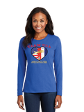 WAOF/Women Long Sleeve Core Cotton Tee/LPC54LS/