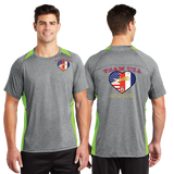 WAOF/Sport Tek Heather Colorblock Contender Tee/ST361/