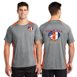 WAOF/Sport Tek Heather Colorblock Contender Tee/ST361/