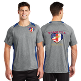 WAOF/Sport Tek Heather Colorblock Contender Tee/ST361/