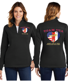 WAOF/Ladies 9oz Quarter Zip Sweatshirt/LST253/