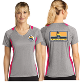 WCC/Sport-Tek® Ladies Heather Colorblock Contender™ V-Neck Tee/LST361/
