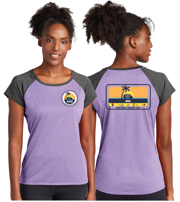 WCC/Ladies Heather-On-Heather Contender™ Scoop Neck Tee/LST362