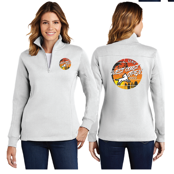 WC2022/Ladies 9oz Quarter Zip Sweatshirt/LST253/