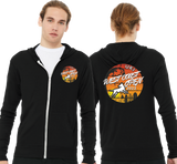 WCO2022/Unisex Triblend Lightweight Full Zip Hooded Long Sleeve Tee/3939/