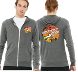 WCO2022/Unisex Triblend Lightweight Full Zip Hooded Long Sleeve Tee/3939/