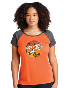 WCO2022/Ladies Heather On Heather Contender Scoop Neck Tee/LST362/