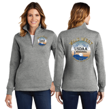 WWR23/Ladies 9oz Quarter Zip Sweatshirt/LST253/