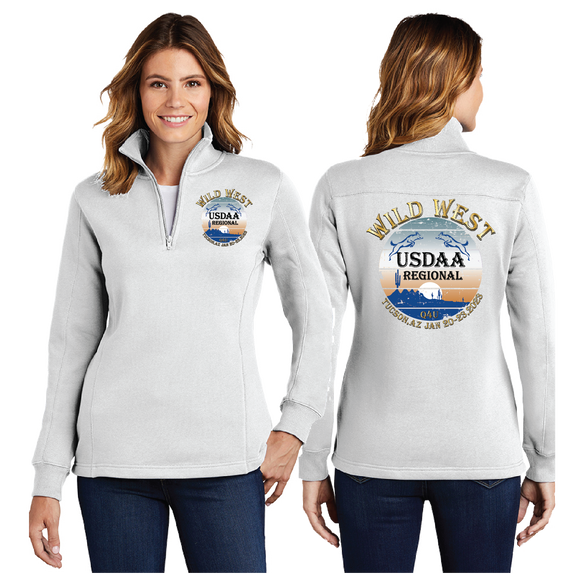 WWR23/Ladies 9oz Quarter Zip Sweatshirt/LST253/