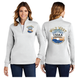 WWR23/Ladies 9oz Quarter Zip Sweatshirt/LST253/