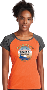 WWR23/Ladies Heather On Heather Contender Scoop Neck Tee/LST362/