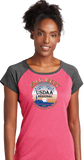 WWR23/Ladies Heather On Heather Contender Scoop Neck Tee/LST362/