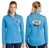 WWR23/TriBlend Wicking Lightweight Quarter Zip Pullover/LST407/