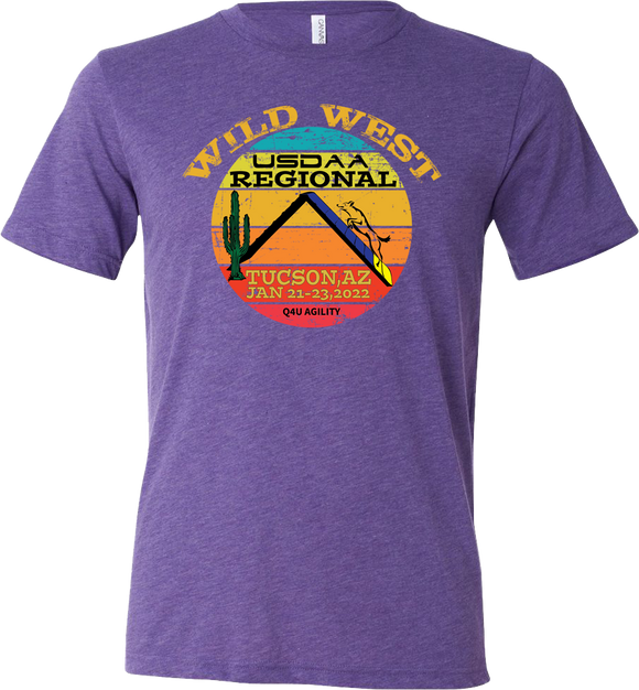 Wild West Regional -  UniSex Tri Blend T Shirt - SOFTEST 