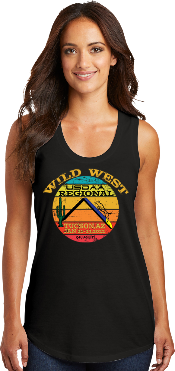 Wild West Regional -  Women's TriBlend Racerback Tank Top DM138L