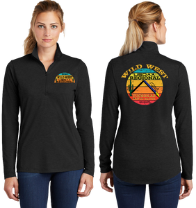 WIld West Regional Tri-Blend Wicking Lightweight 1/4-Zip Pullover LST407