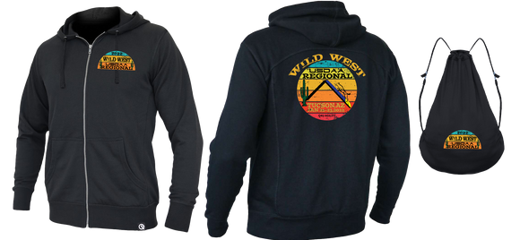 Wild West Regional Quik Flip Full Zippered Sweatshirt Jacket & Backpack - Classic