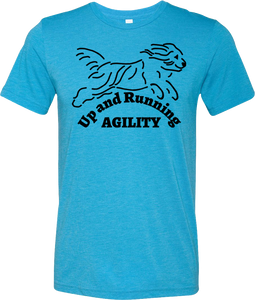 Up and Running -  UniSex Tri Blend T Shirt - SOFTEST "Cotton Feel" on the Market!